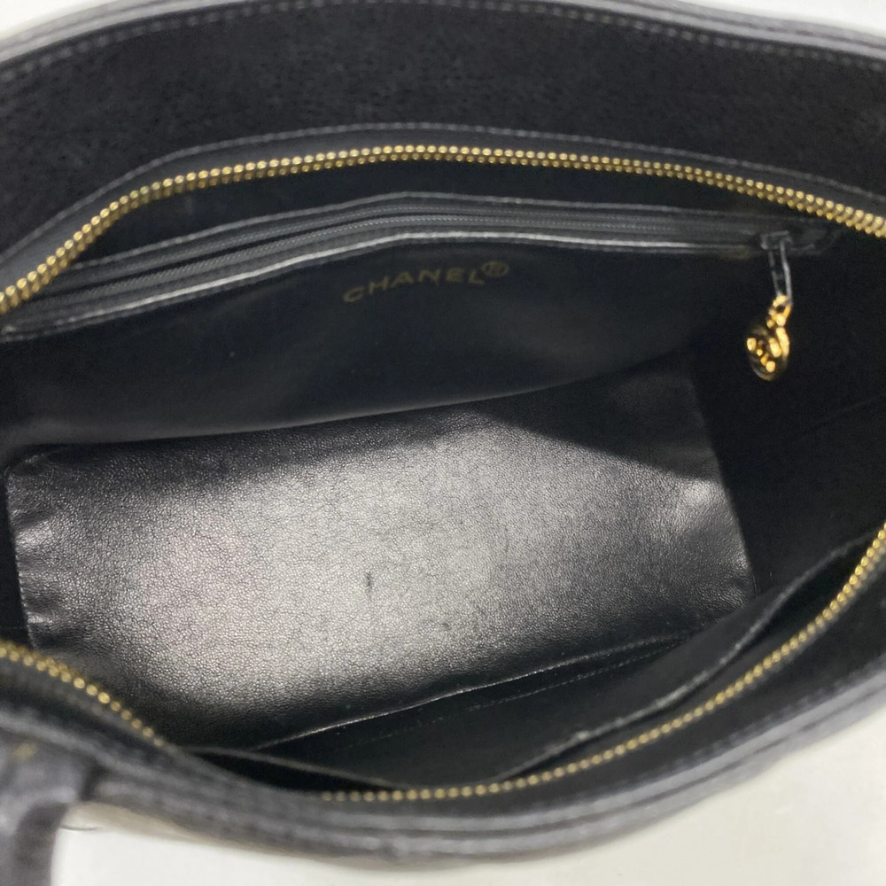 CHANEL Black Caviar Leather Reissue Tote Bag - Picture 4 of 9
